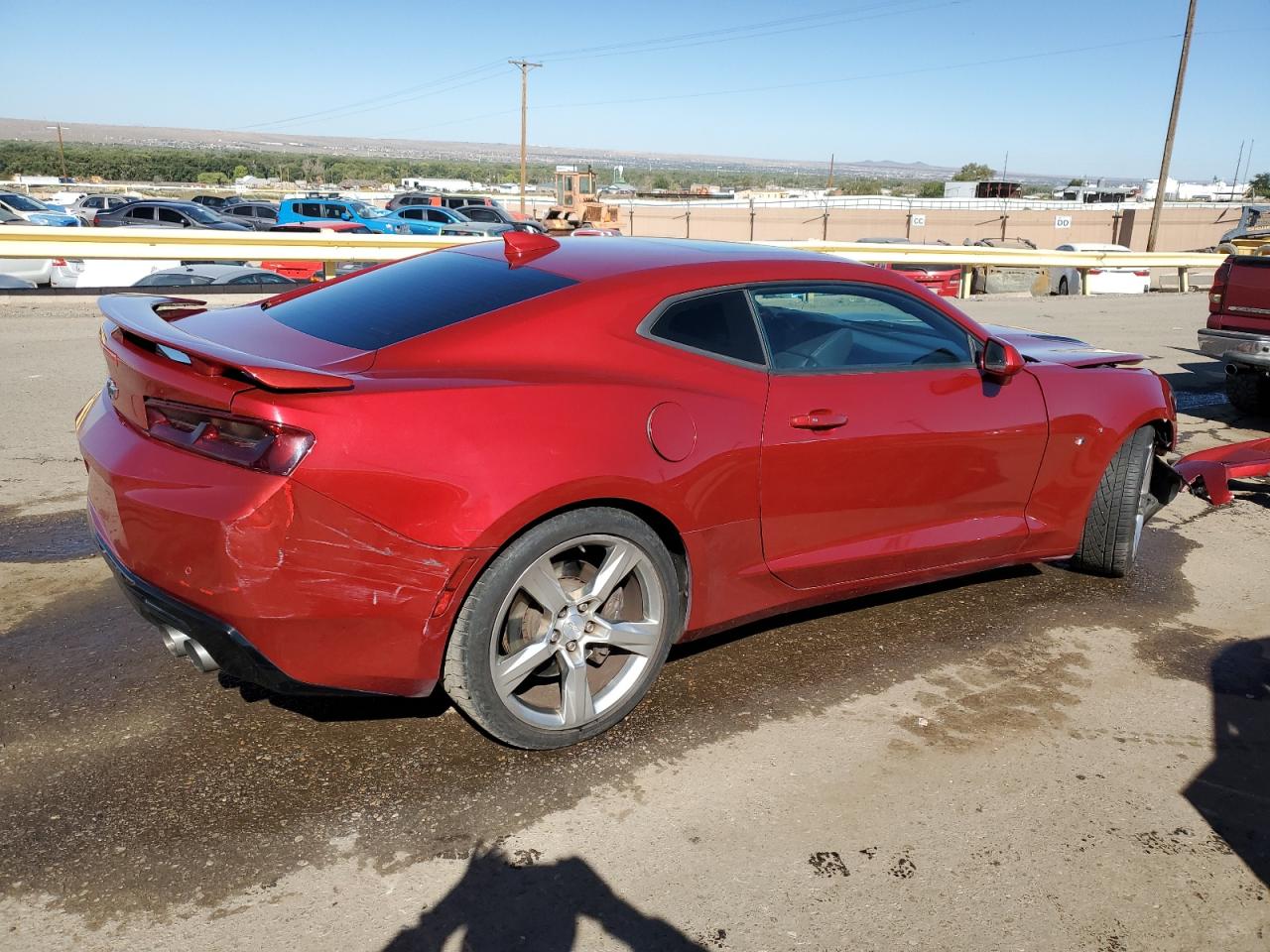 2016 Chevrolet Camaro VIN 1G1FH1R76G0131249 Copart auction photo, front end / side damage thumbnail 3