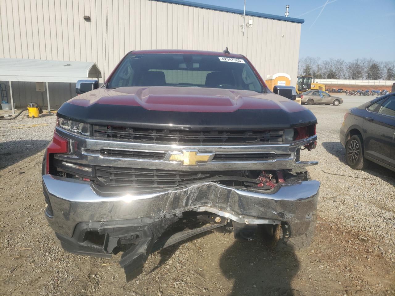 2020 Chevrolet Silverado VIN 3GCUYDED6LG218280 Copart auction photo, front end / side damage thumbnail 5