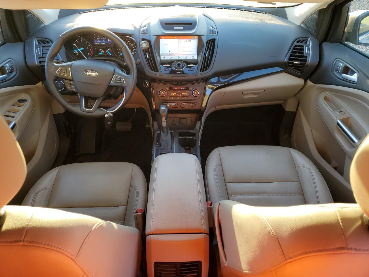 2017 Ford Escape VIN 1FMCU0JD1HUD85197 Copart auction photo, front end damage thumbnail 8