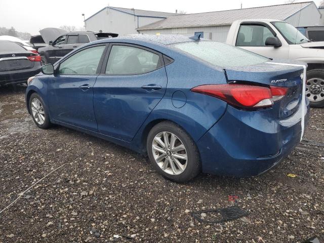 2015 Hyundai Elantra VIN KMHDH4AE3FU223366 Copart auction photo, front end / rear end damage thumbnail 2