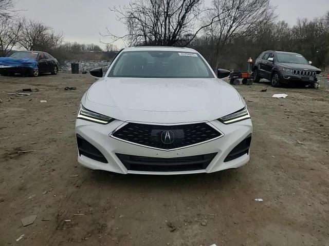 2022 Acura TLX VIN 19UUB5F44NA001657 Copart auction photo, side damage thumbnail 10