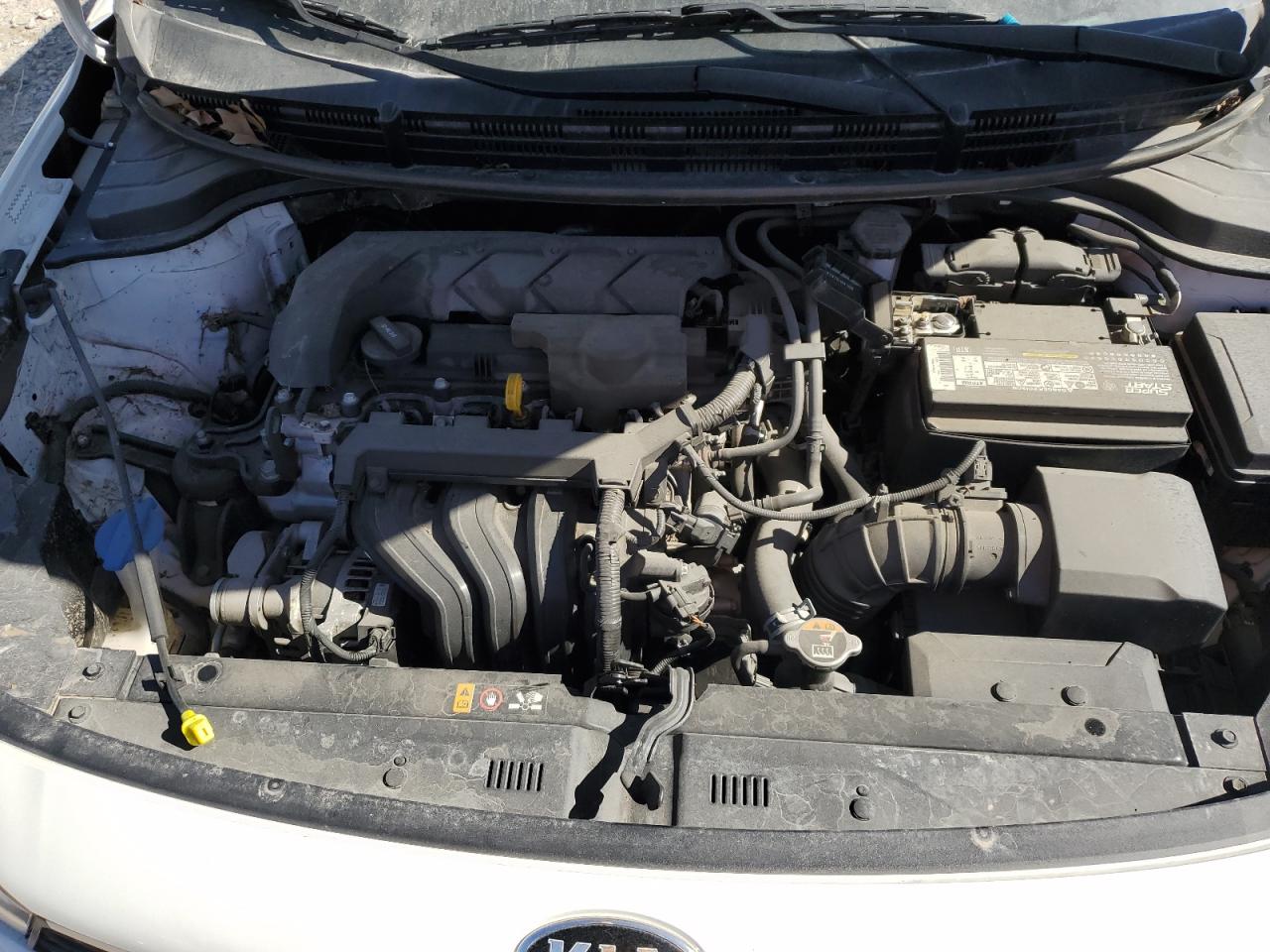 2020 KIA Rio VIN 3KPA24AD2LE354699 Copart auction photo, front end / minor dent/scratches damage thumbnail 11