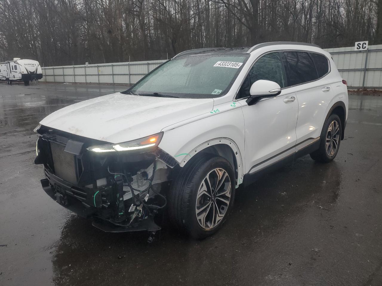 2020 Hyundai Santa Fe VIN 5NMS3CAA8LH150399