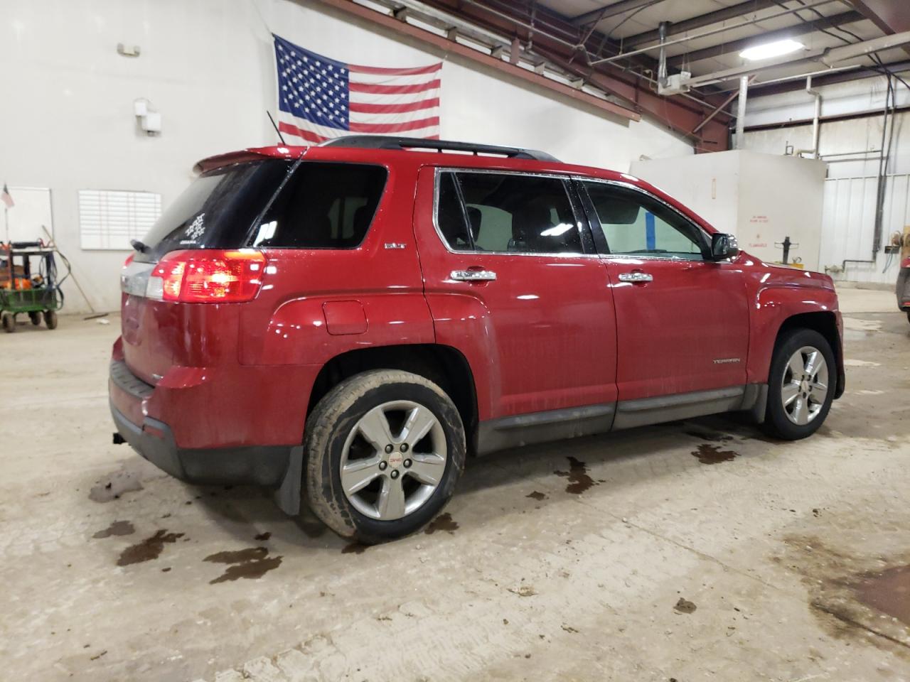 2015 GMC Terrain VIN 2GKFLXEK0F6152921 Copart auction photo, side / front end damage thumbnail 3