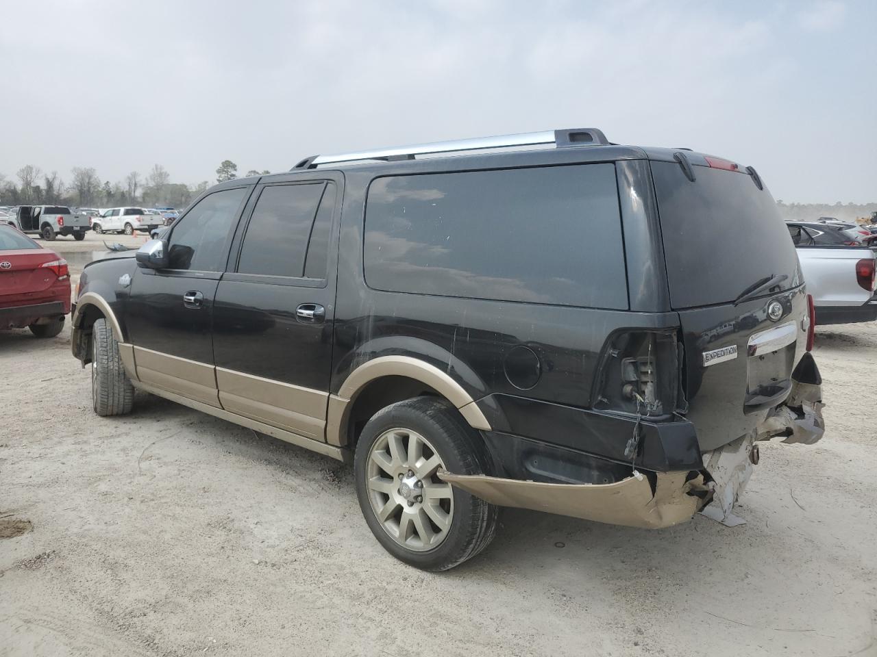 2014 Ford Expedition VIN 1FMJK1H53EEF07470 Copart auction photo, rear end / minor dent/scratches damage thumbnail 2
