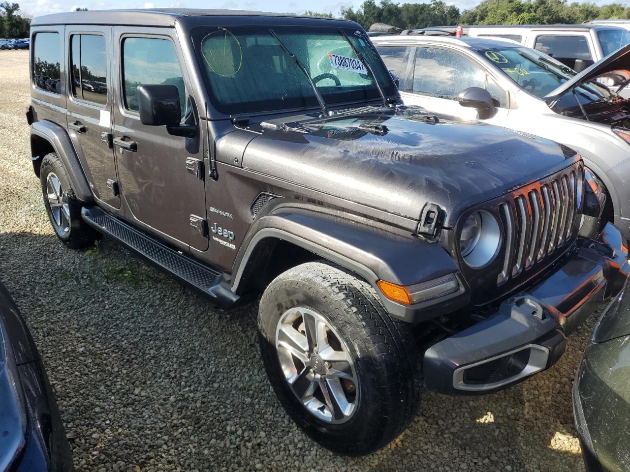 2021 Jeep Wrangler VIN 1C4HJXEG0MW571957 Copart auction photo, water/flood damage thumbnail 4