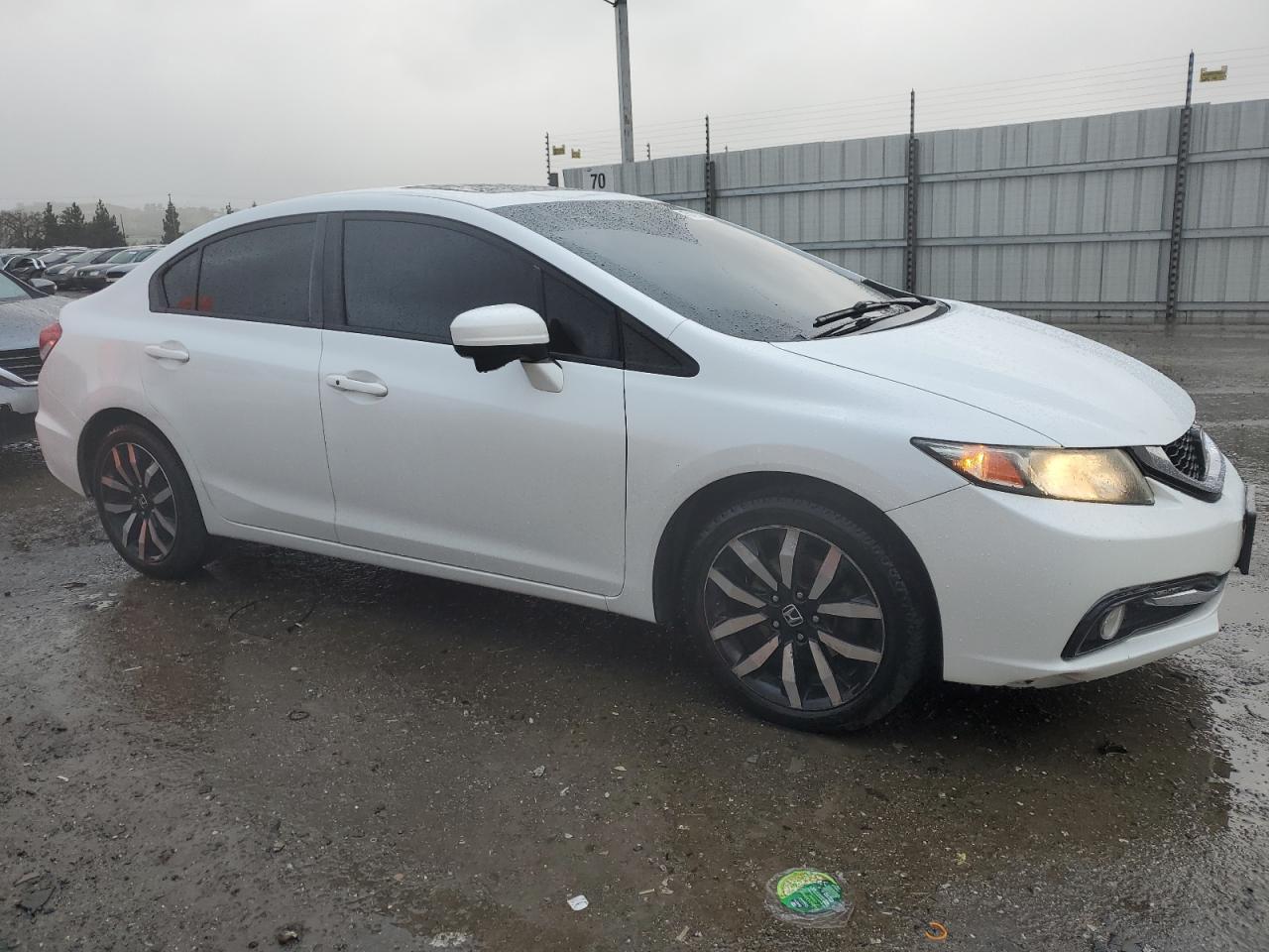 2014 Honda Civic VIN 19XFB2F91EE266311 Copart auction photo, rear end damage thumbnail 4