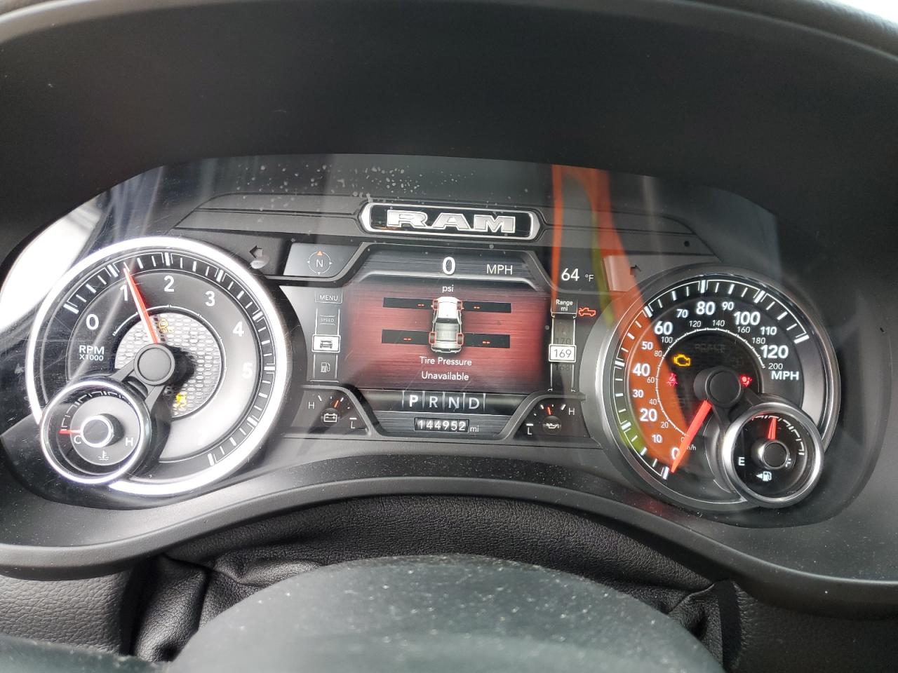 2019 RAM 1500 VIN 1C6RREFT4KN530979 Copart auction photo, front end damage thumbnail 9