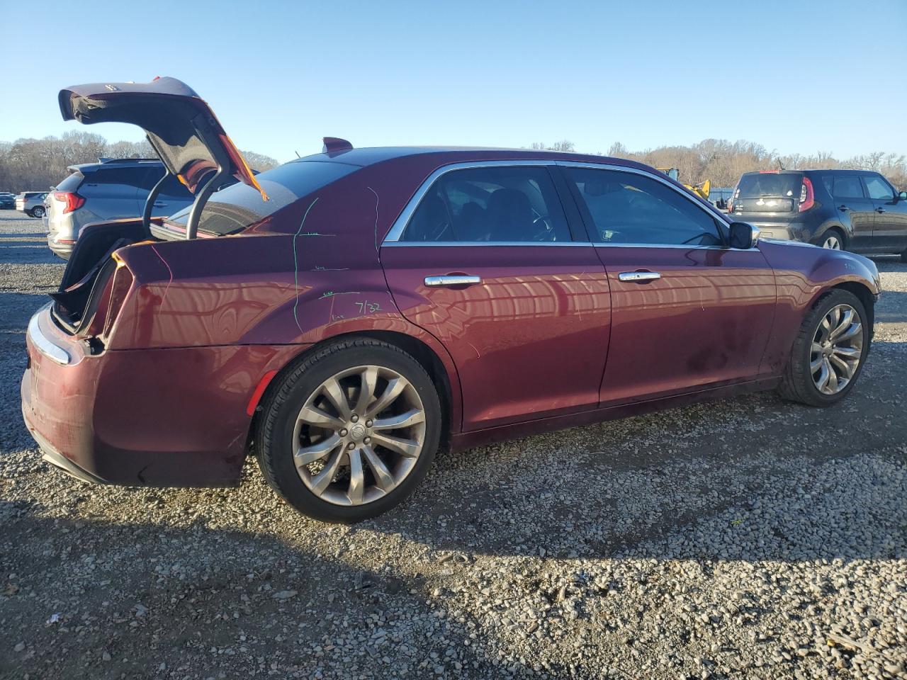 2016 Chrysler 300 VIN 2C3CCAAG5GH343919 Copart auction photo, front end / rear end damage thumbnail 3
