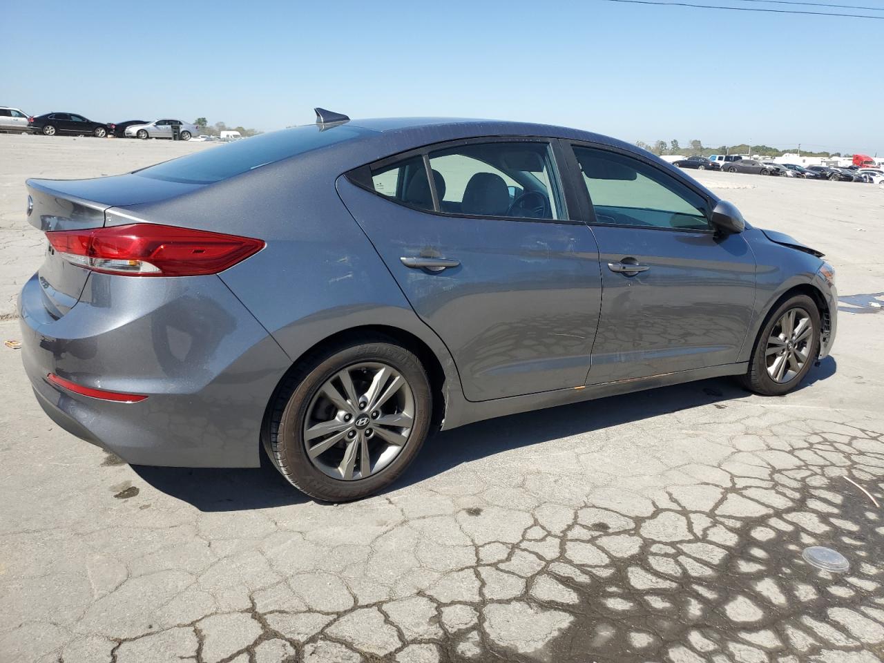 2018 Hyundai Elantra VIN 5NPD84LF9JH257633 Copart auction photo, front end damage thumbnail 3