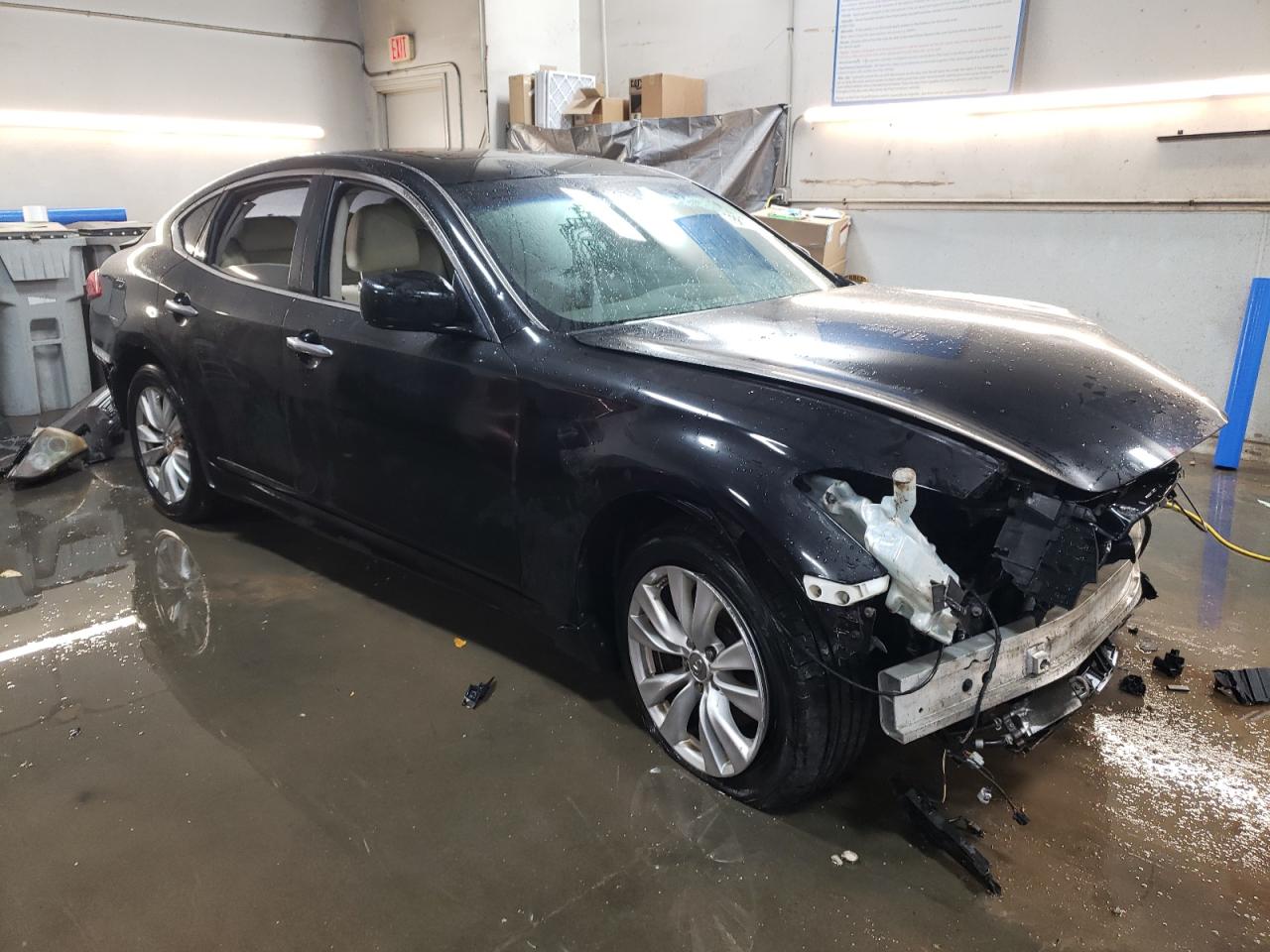 2011 Infiniti M VIN JN1BY1AR0BM374966 Copart auction photo, front end damage thumbnail 4