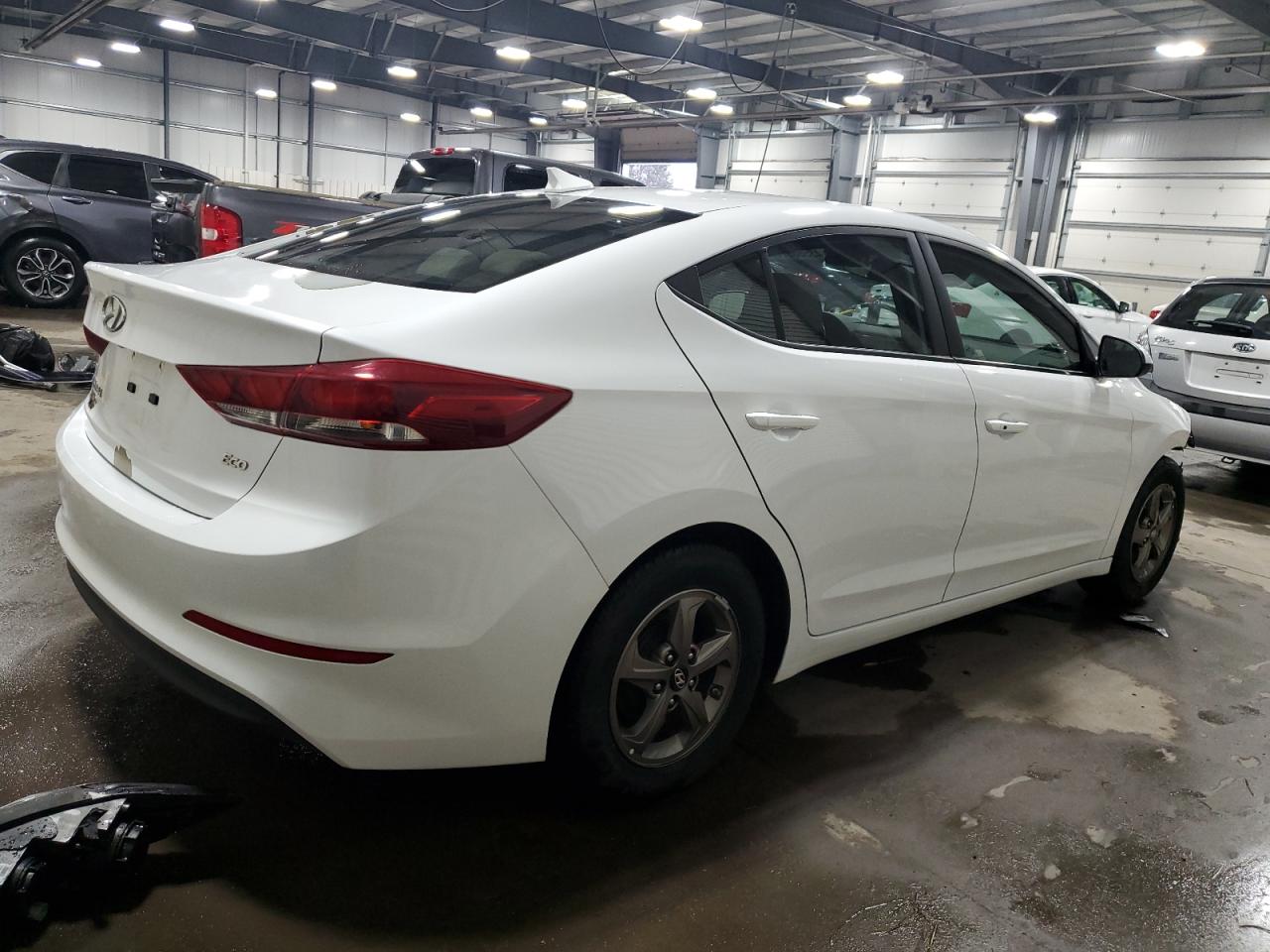 2018 Hyundai Elantra VIN 5NPD94LAXJH306971 Copart auction photo, front end damage thumbnail 3