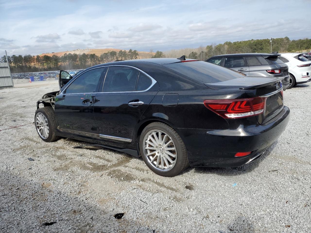 2013 Lexus LS VIN JTHCL5EF7D5015651 Copart auction photo, front end / mechanical damage thumbnail 2