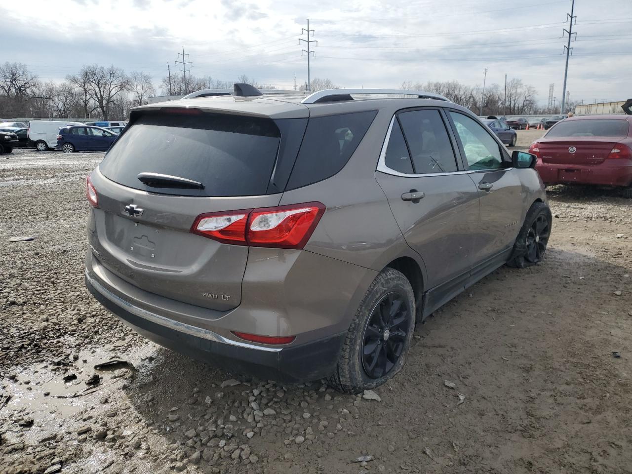 2018 Chevrolet Equinox VIN 3GNAXSEV3JL102453 Copart auction photo, front end damage thumbnail 3