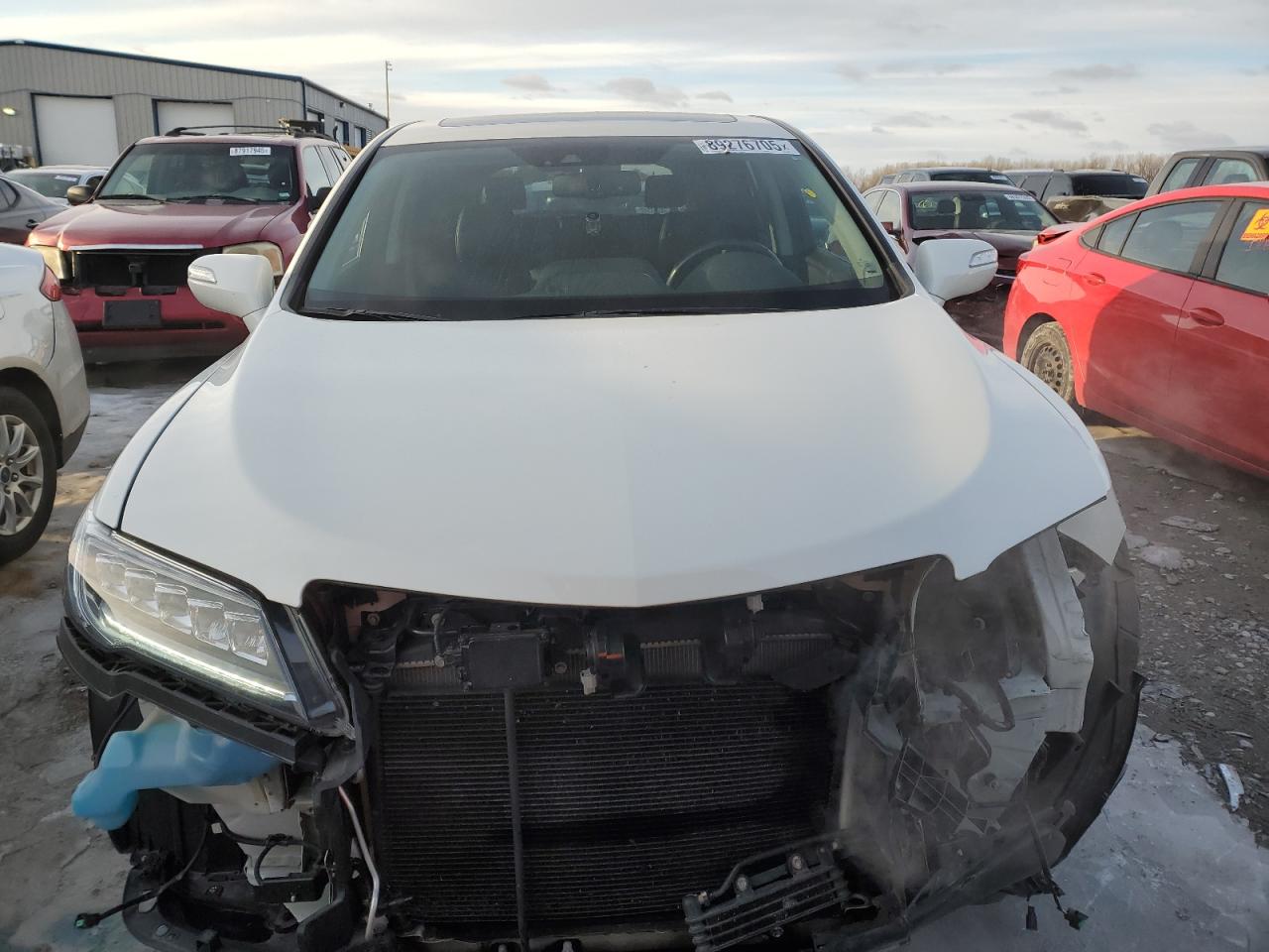 2018 Acura RDX VIN 5J8TB4H70JL005510 Copart auction photo, front end damage thumbnail 5