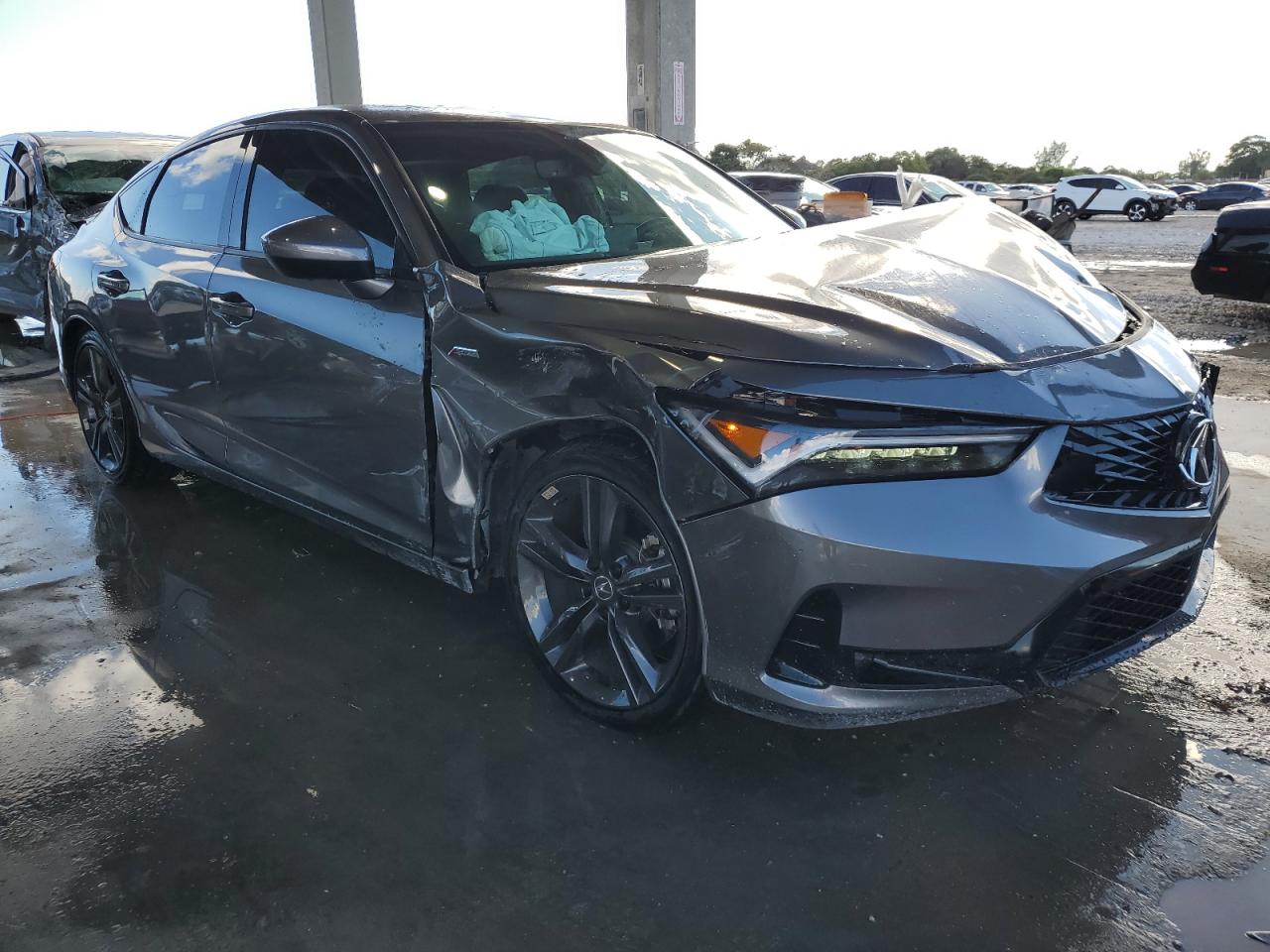 2024 Acura Integra VIN 19UDE4H30RA025420 Copart auction photo, front end / minor dent/scratches damage thumbnail 4