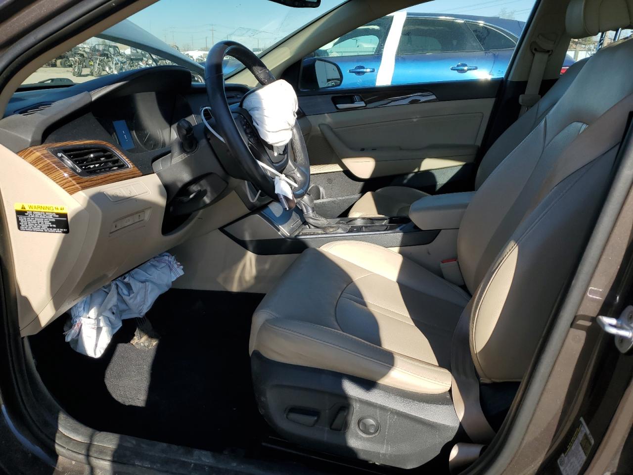 2016 Hyundai Sonata VIN 5NPE34AF0GH423407 Copart auction photo, front end damage thumbnail 7