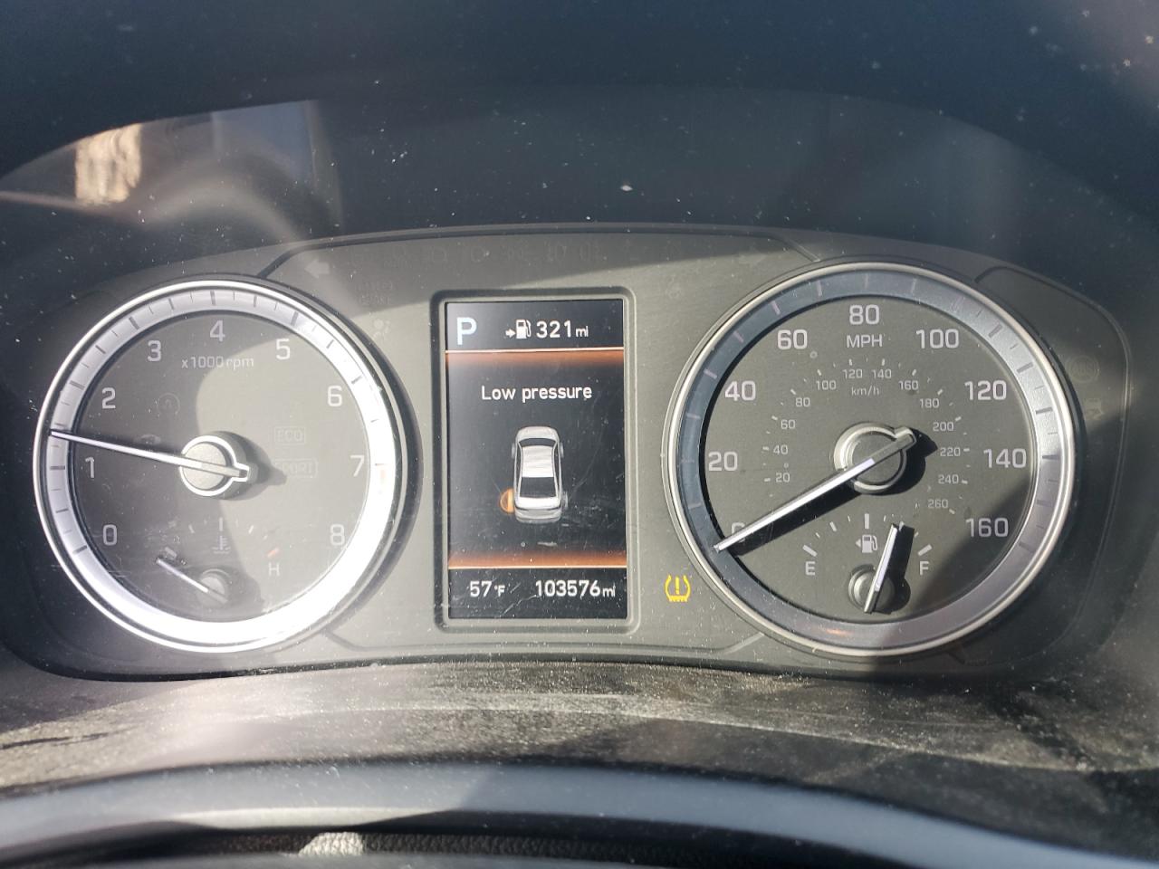 2018 Hyundai Sonata VIN 5NPE34AF9JH674059 Copart auction photo, top/roof damage thumbnail 9