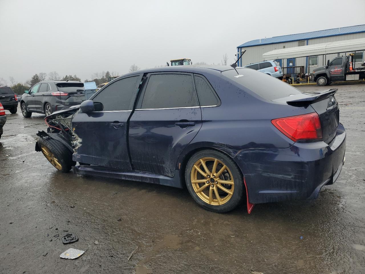 2012 Subaru WRX VIN JF1GV7F65CG019049 Copart auction photo, front end / side damage thumbnail 2