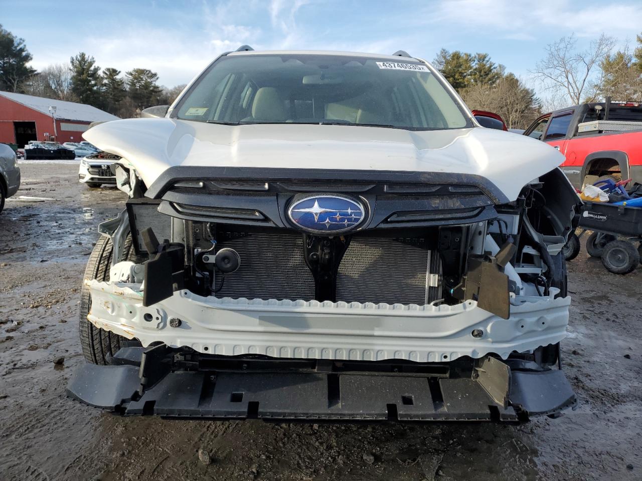 2024 Subaru Forester VIN JF2SKABC0RH424682 Copart auction photo, front end / side damage thumbnail 5
