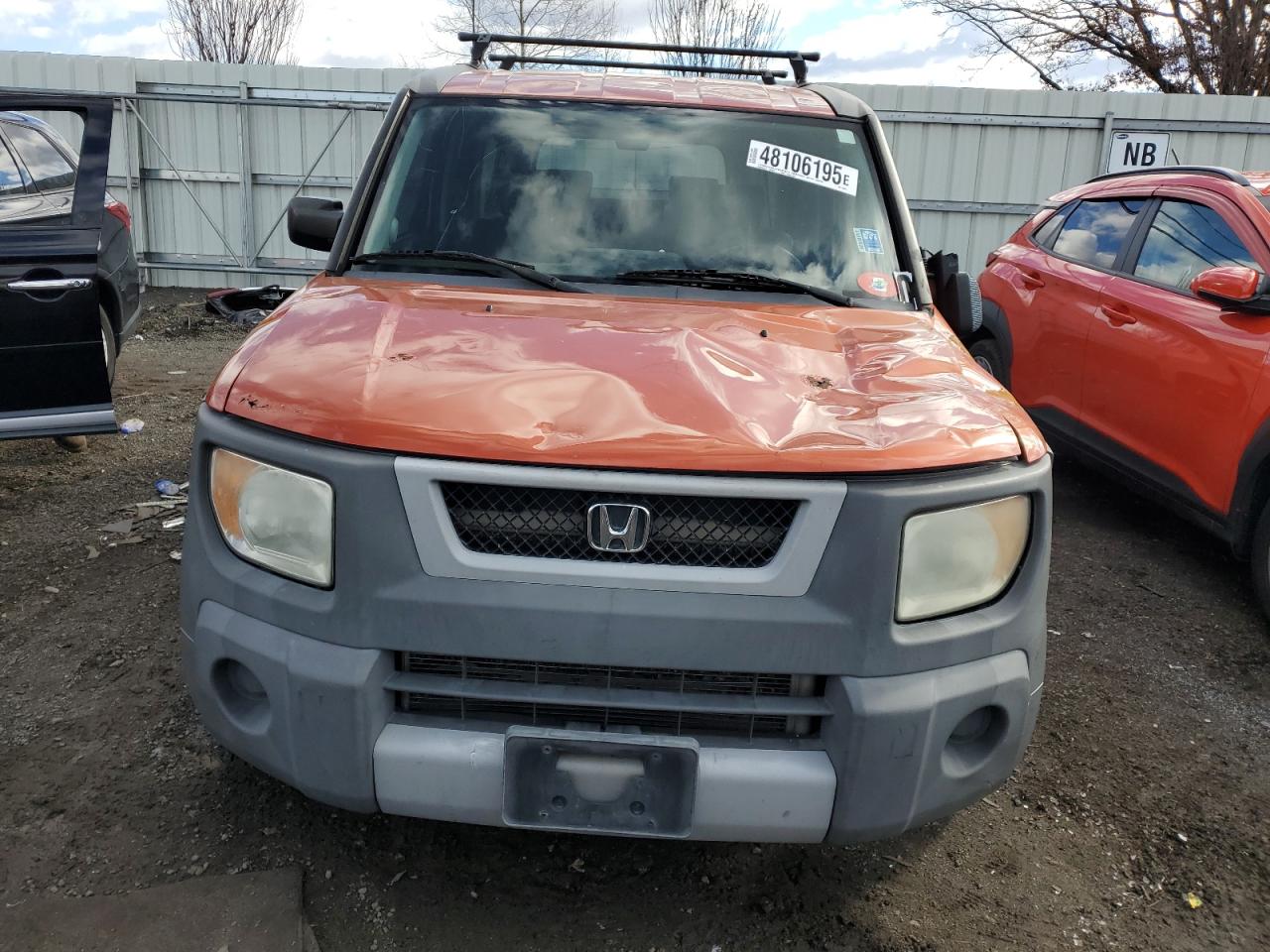 2005 Honda Element VIN 5J6YH283X5L008662 Copart auction photo, front end damage thumbnail 5