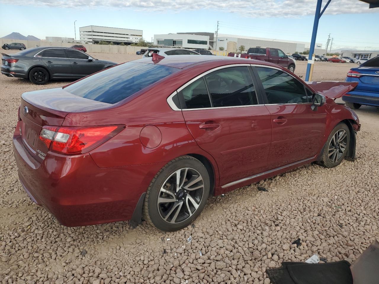 2017 Subaru Legacy VIN 4S3BNAS66H3045214 Copart auction photo, front end / side damage thumbnail 3