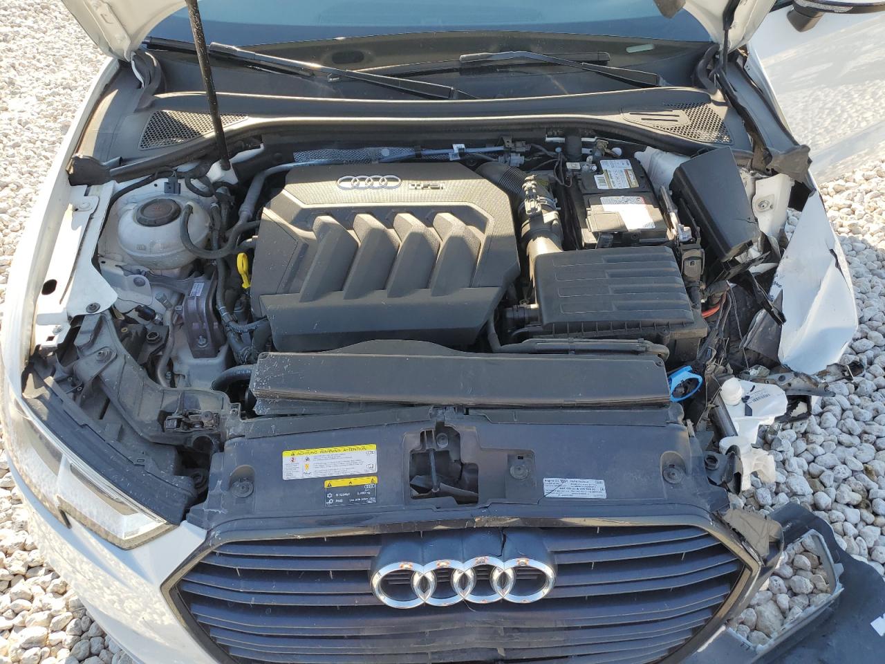 2019 Audi A3 VIN WAUAUGFF3KA089733 Copart auction photo, front end / minor dent/scratches damage thumbnail 12