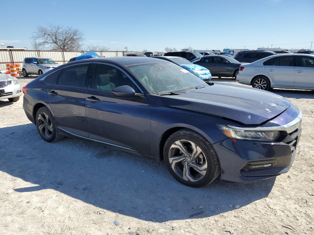 2020 Honda Accord VIN 1HGCV1F48LA100183 Copart auction photo, front end damage thumbnail 4