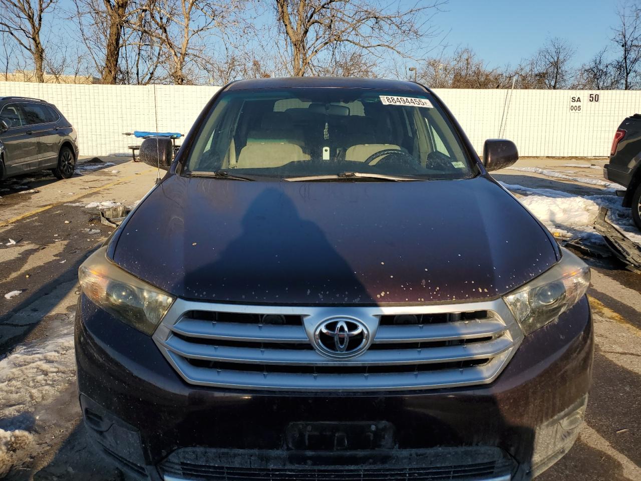 2011 Toyota Highlander VIN 5TDBK3EH3BS088545 Copart auction photo, rear end / side damage thumbnail 5