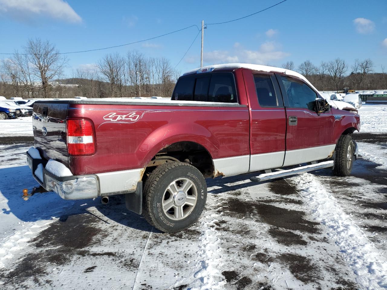 2005 Ford F-150 VIN 1FTPX145X5NB76442 Copart auction photo, front end / minor dent/scratches damage thumbnail 3