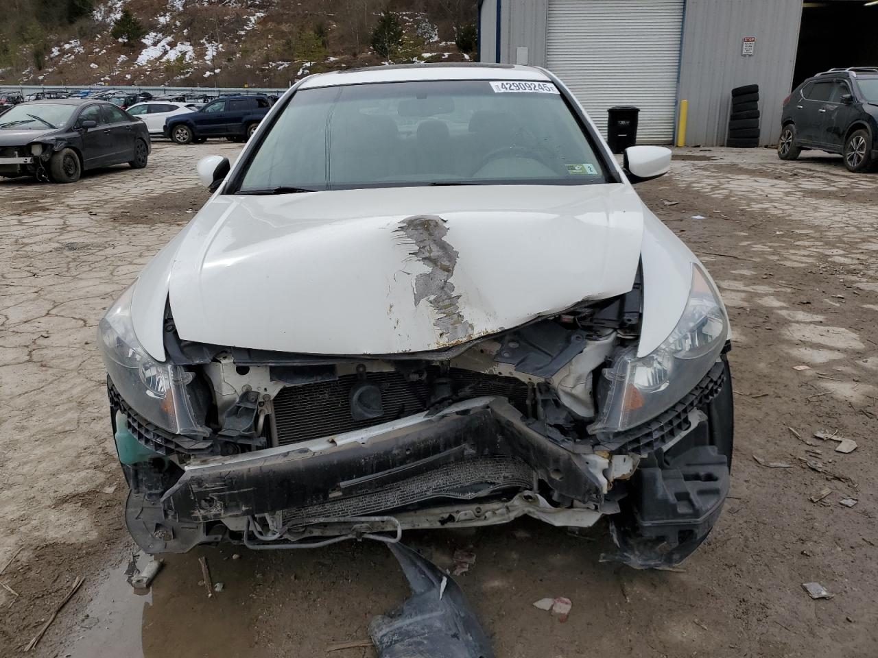 2010 Honda Accord VIN 1HGCP2F81AA090676 Copart auction photo, front end / side damage thumbnail 5