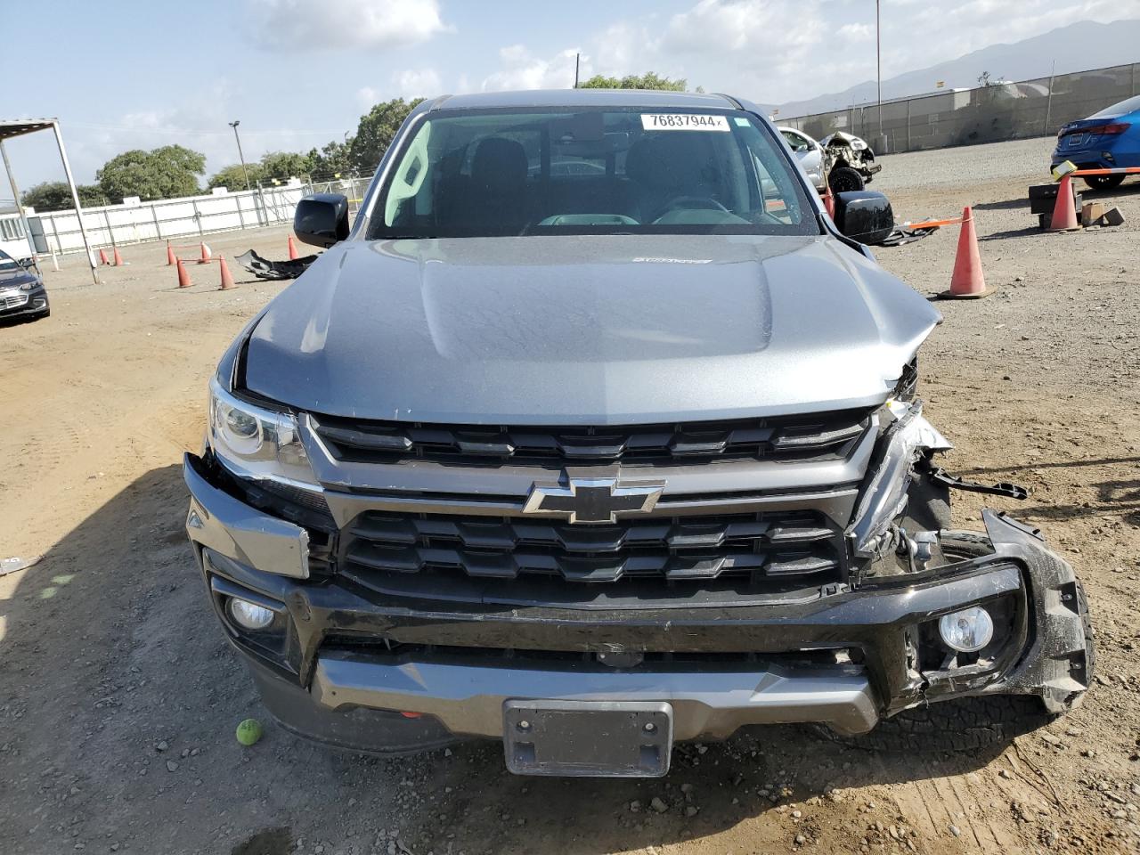2021 Chevrolet Colorado VIN 1GCGTDEN2M1277072 Copart auction photo, front end damage thumbnail 5