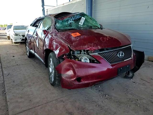 2010 Lexus RX VIN 2T2BK1BA5AC054542 Copart auction photo, rollover damage thumbnail 12