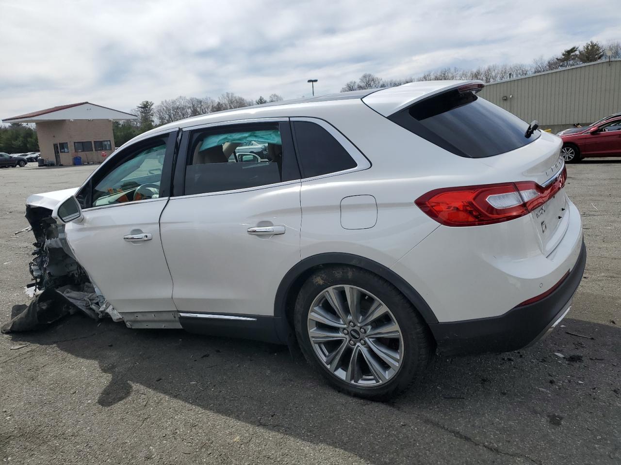 2016 Lincoln MKX VIN 2LMTJ8LP8GBL53094 Copart auction photo, front end / side damage thumbnail 2