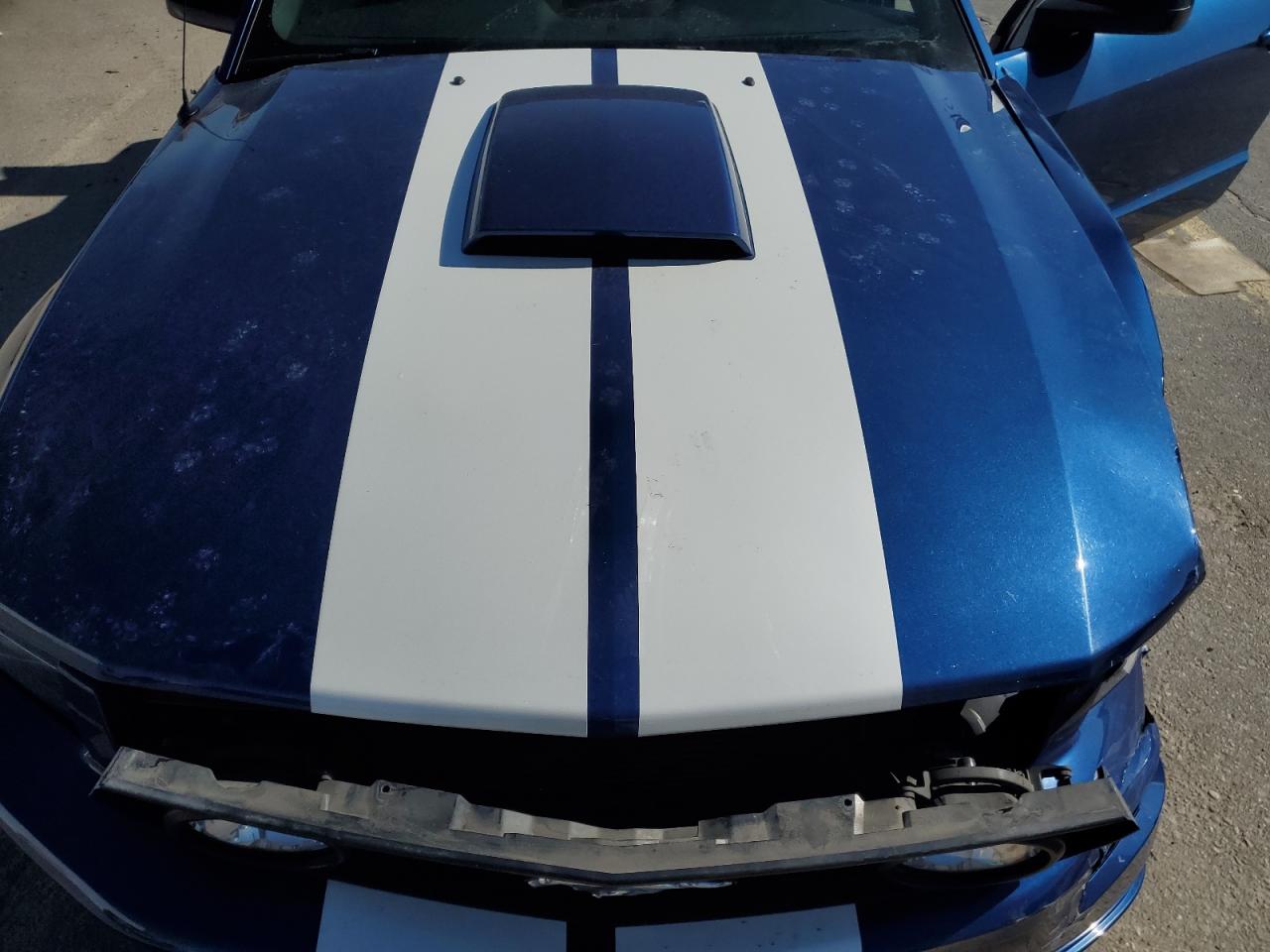 2008 Ford Mustang VIN 1ZVHT85H085155666 Copart auction photo, front end / undercarriage damage thumbnail 13
