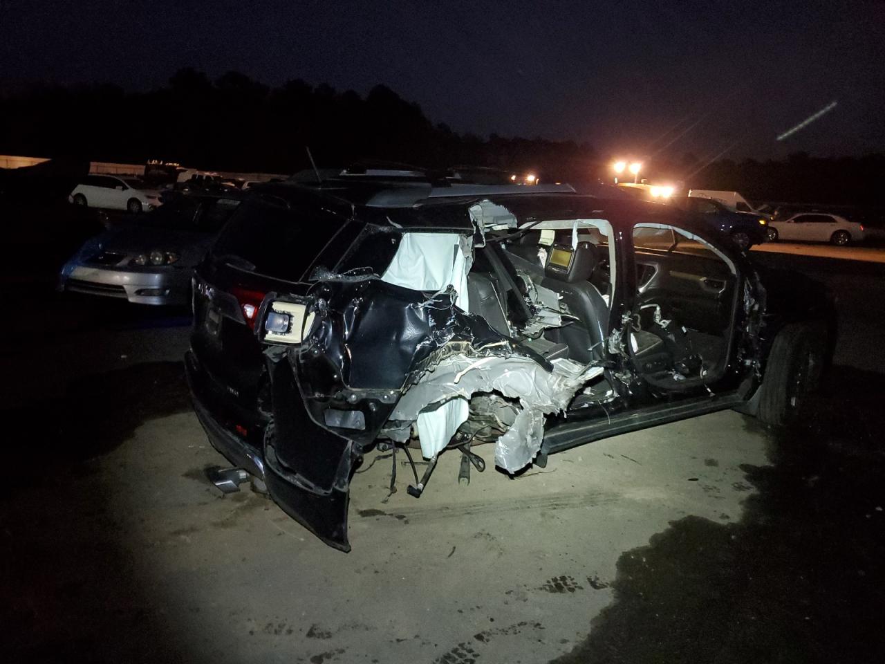 2017 GMC Acadia VIN 1GKKNXLS4HZ231530 Copart auction photo, side damage thumbnail 3