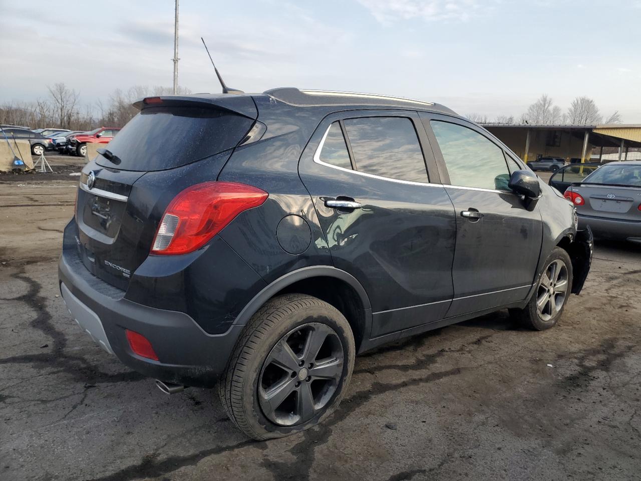 2013 Buick Encore VIN KL4CJFSB7DB139235 Copart auction photo, front end / minor dent/scratches damage thumbnail 3