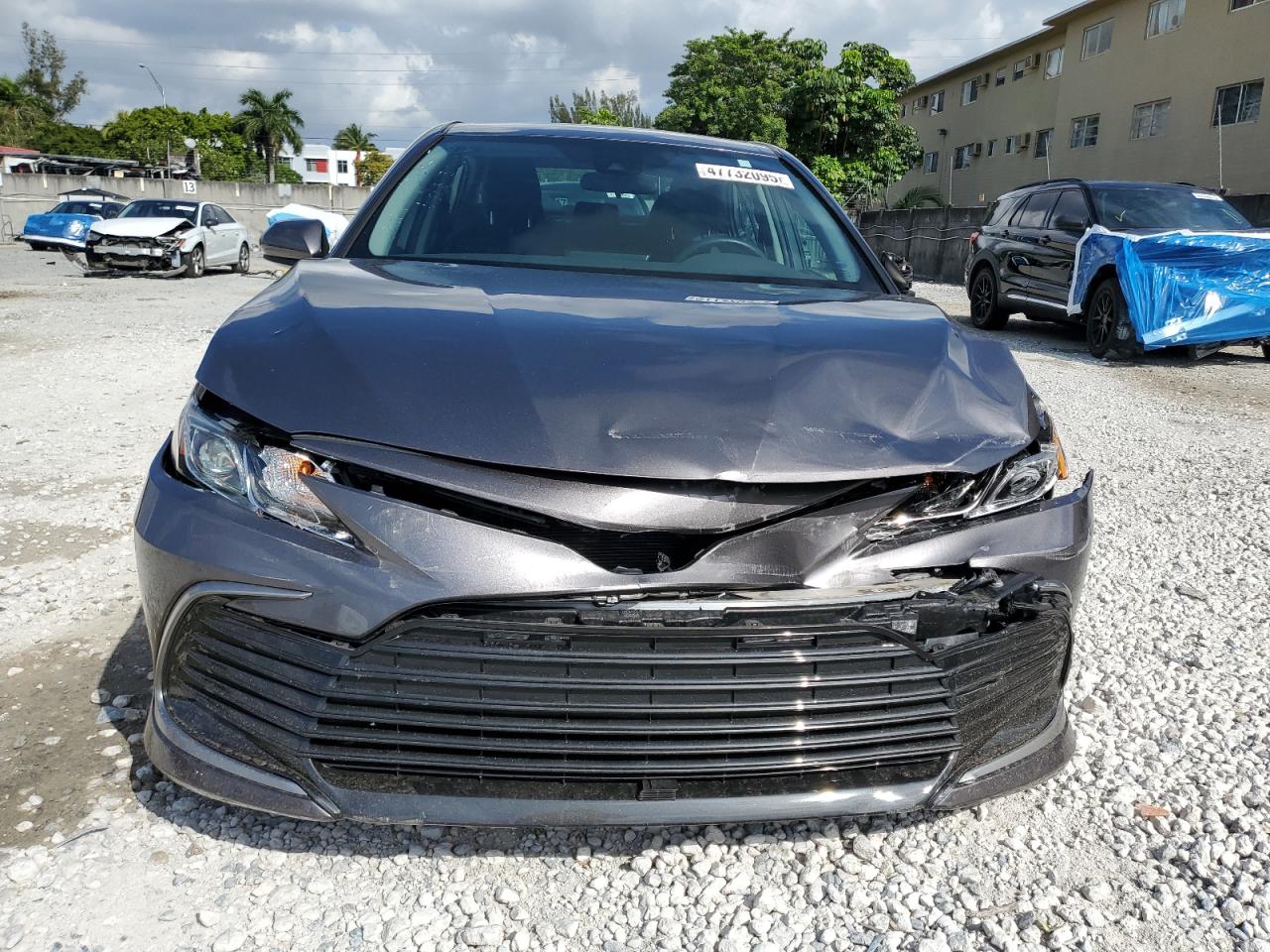 2021 Toyota Camry VIN 4T1C11AK0MU437782 Copart auction photo, front end / undercarriage damage thumbnail 5