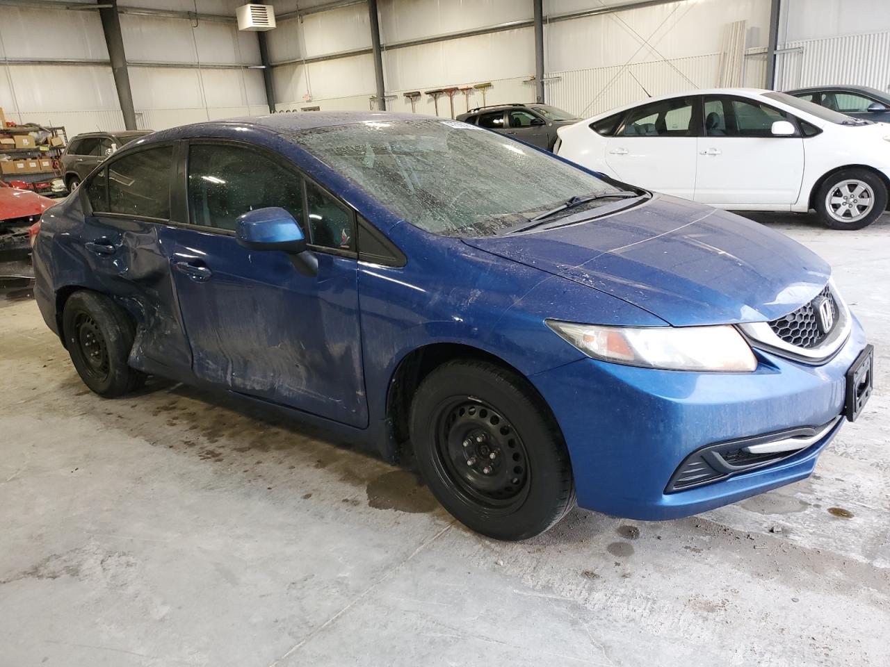 2013 Honda Civic VIN 19XFB2F5XDE259756 Copart auction photo, side / hail damage thumbnail 4