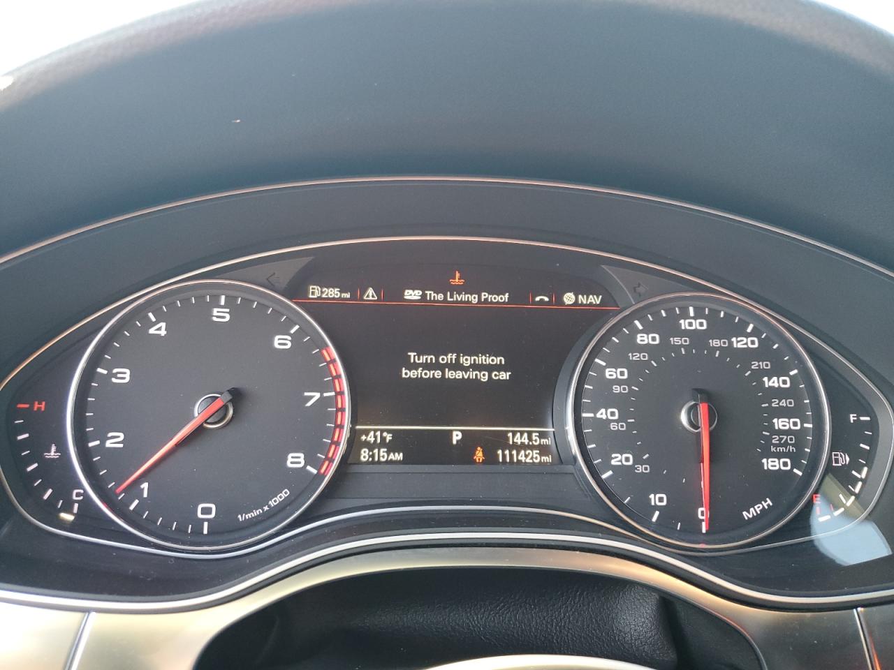 2014 Audi A7 VIN WAU2GAFC3EN080932 Copart auction photo, front end damage thumbnail 9