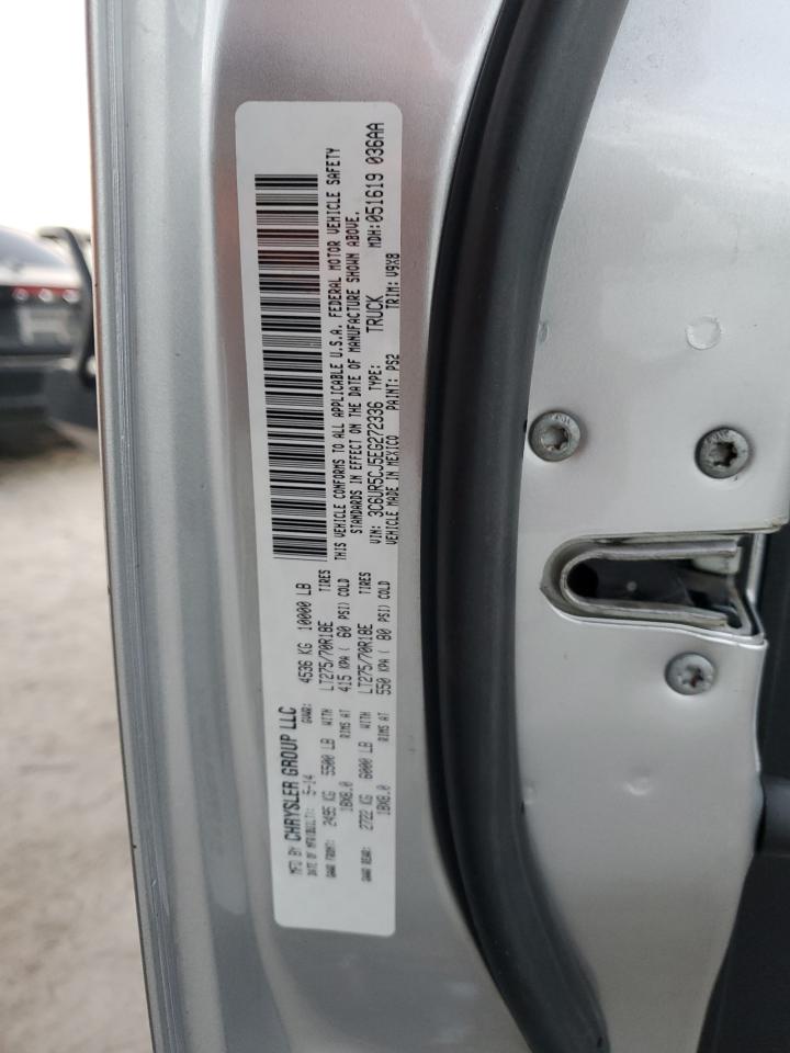 2014 RAM 2500 VIN 3C6UR5CJ5EG272336 Copart auction photo, water/flood damage thumbnail 13