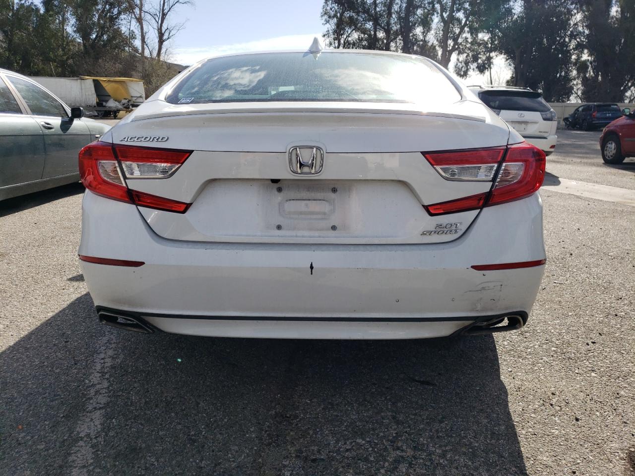 2018 Honda Accord VIN 1HGCV2E36JA044059 Copart auction photo, side / front end damage thumbnail 6