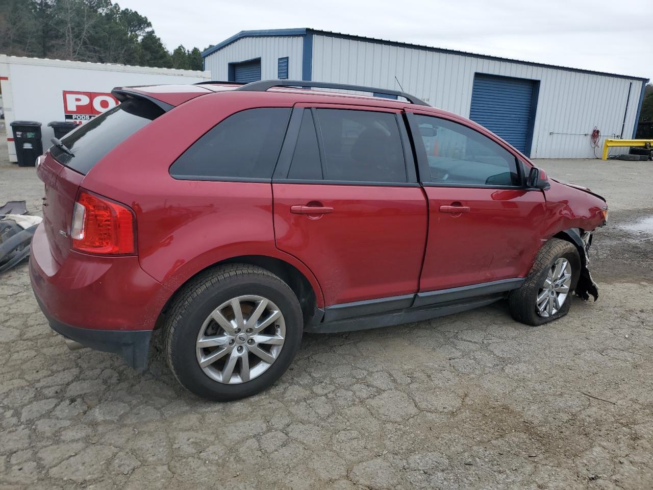 2013 Ford Edge VIN 2FMDK3JCXDBE25456 Copart auction photo, front end damage thumbnail 3