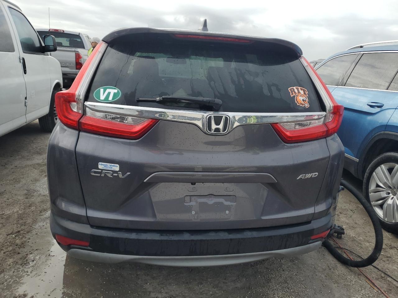 2019 Honda CR-V VIN 2HKRW2H89KH664542 Copart auction photo, water/flood damage thumbnail 6
