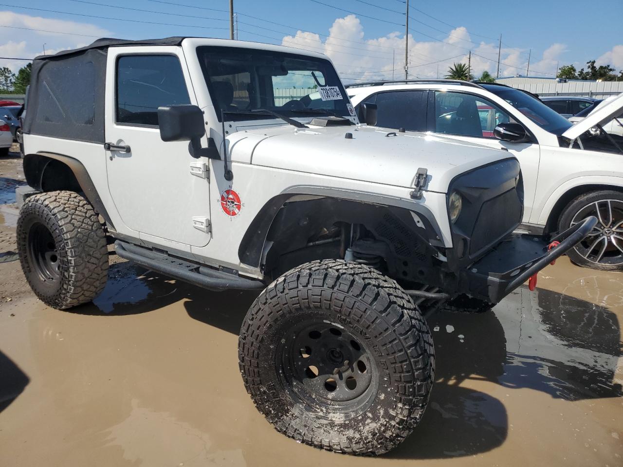 2012 Jeep Wrangler VIN 1C4AJWAG7CL260091 Copart auction photo, water/flood damage thumbnail 4