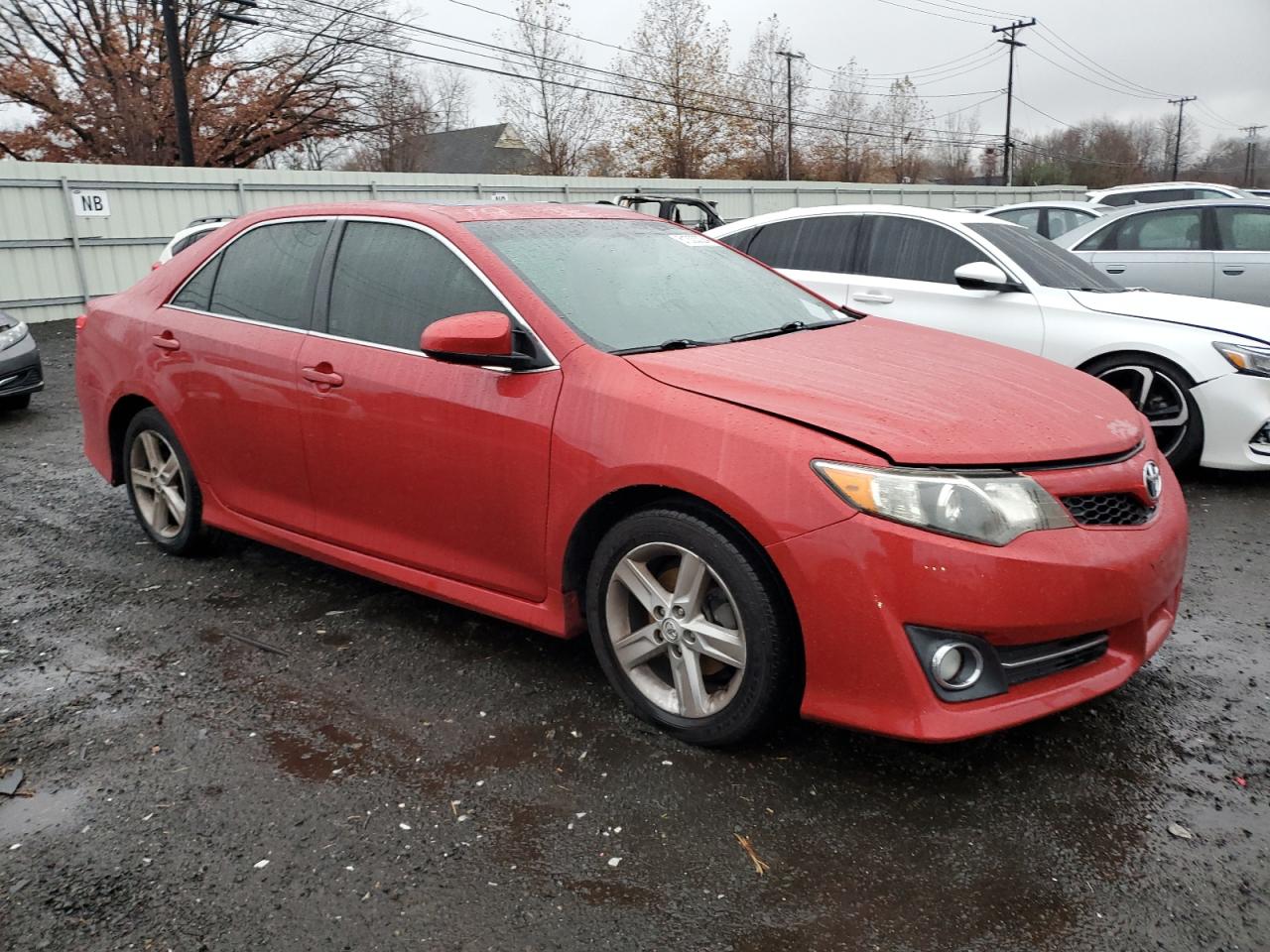 2014 Toyota Camry VIN 4T1BF1FK5EU775332 Copart auction photo, side / front end damage thumbnail 4