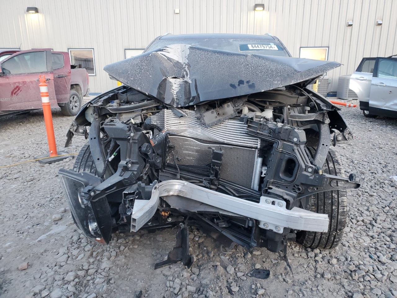 2021 Ford Explorer VIN 1FM5K8HC7MGC17406 Copart auction photo, front end / side damage thumbnail 5