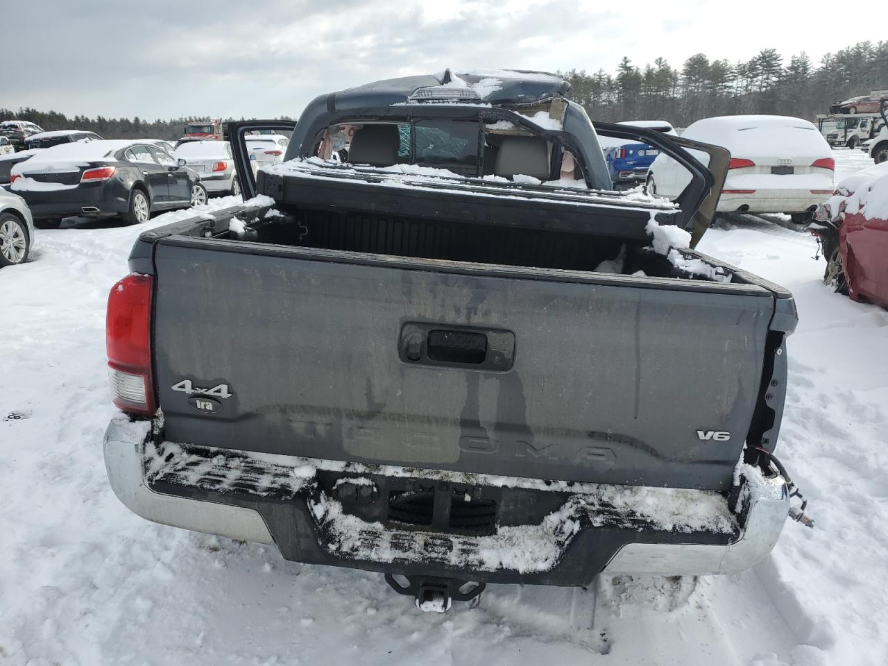 2022 Toyota Tacoma VIN 3TMCZ5AN6NM474338 Copart auction photo, all over damage thumbnail 6