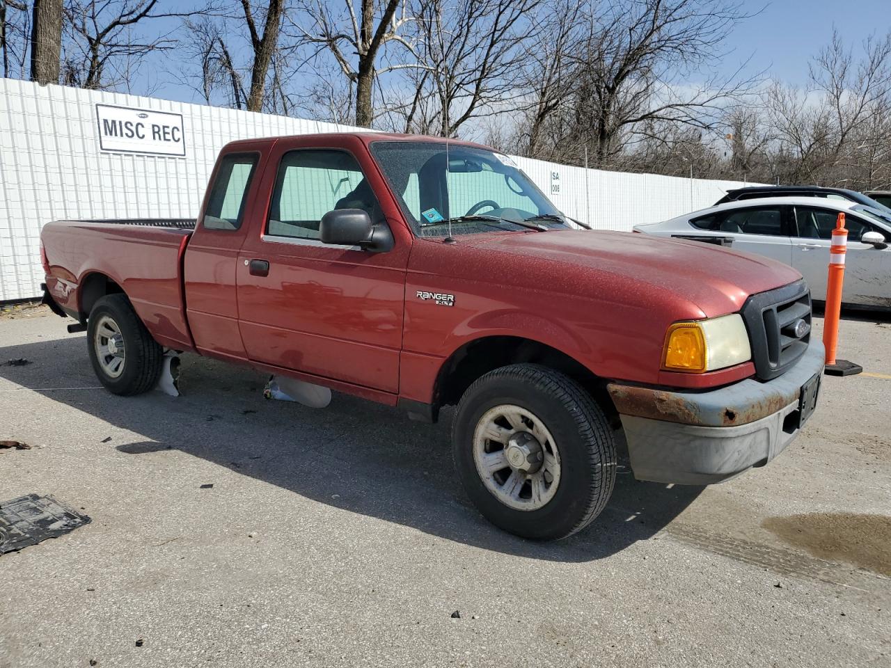 2004 Ford Ranger VIN 1FTYR14U34PB00618 Copart auction photo, rear end damage thumbnail 4