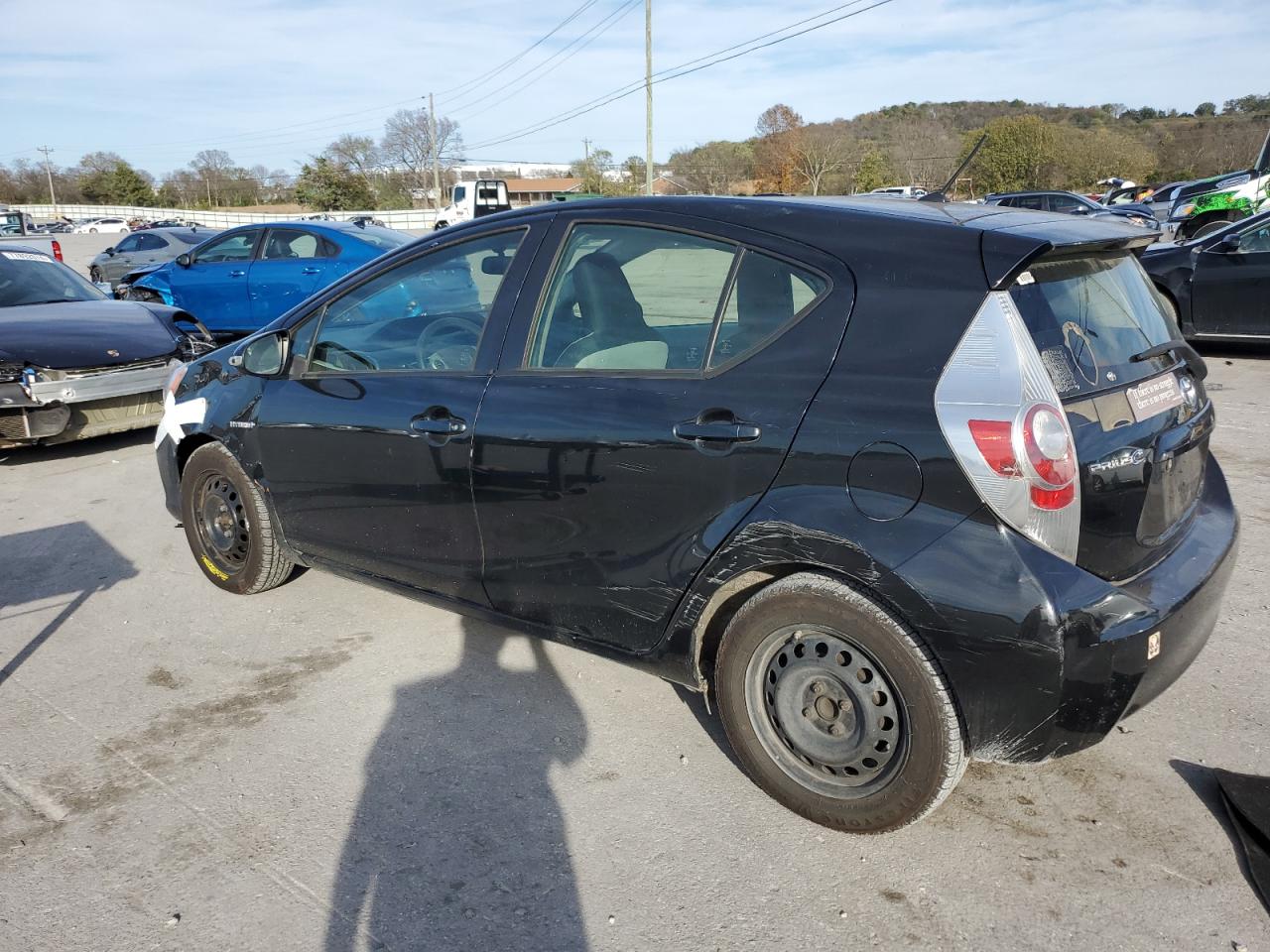 2014 Toyota Prius VIN JTDKDTB32E1068033 Copart auction photo, all over damage thumbnail 2
